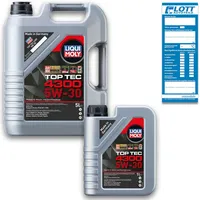 6 Liter Liqui Moly Motorenöl Motoröl Top Tec 4300 5W-30 1x 5L 1x 1L Ö Oil 3741