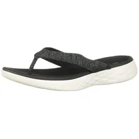 Skechers Damen On-The-go 600-Bevorzugt Flipflop, Schwarz/Weiß, 37 EU