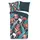 Good Morning Linea Blumen Mehrfarbig 155 x 220 cm + 2 x 80 x 80 cm