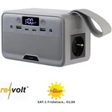(0% MwSt) revolt Powerstation & Solargenerator mit 89,6 Wh, 230 Volt, 100 Watt