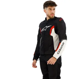 Alpinestars Ast V2 Air Jacke - Black / White / Bright Red - M