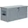 vidaXL Aufbewahrungsbox Aluminium 80×30×35 cm Silber