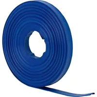 Hillvert Flachschlauch Bauschlauch Industrieschlauch Flachwasserschlauch PVC 1 1/2" 50