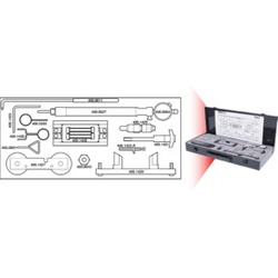 KS Tools VAG - Motoreinstell-Werkzeug-Satz, 17-teilig