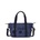 Unisex Art Mini Small Handbag (with Removable shoulderstrap), Cosmic Navy