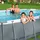 BESTWAY Power Steel Frame Pool oval Set 427 x 250 x 100 cm inkl. Filterpumpe (3-tlg.)