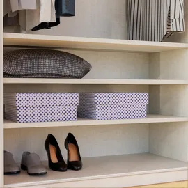 Forte grau (grau textilnachbildung), B:107,8cm H:2,2cm T:41,8cm, Dekorfolie, Holzwerkstoff, Einlegeböden, 3er- Set, Breite 107,8 cm