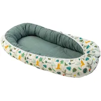 ULLENBOOM ® ULLENBOOM Kuschelnest Waffelpiqué 55x95 cm, gruen