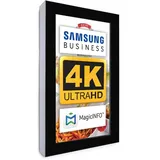 Digitales Info-Display 43", 4K UHD (Wandmontage) schwarz - Samsung Digital Signage Display inklusive Mediaplayer