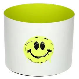 G-C Windlicht Goa Eisen Weiß/Lemon