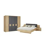 uno Schlafzimmer  Sopa , holzfarben