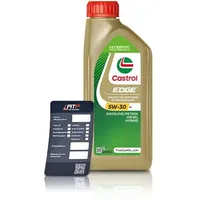 Castrol 1 L EDGE 5W-30 LL + Ölwechsel-Anhänger [Hersteller-Nr. 15665F]