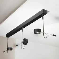 Absolut Lighting Absolut LED 3-flammig Deckenleuchte schwarz