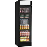 GGM Gastro Getränkekühlschrank - 347 Liter - 104 W - Werbedisplay - Energieeffizienter gewerblicher Kühlschrank - LED-Lichter - Digitales Thermometer - GK374UES