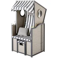 My Flair Strandkorb »Bulli«, 1-Sitzer grau