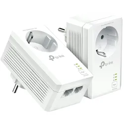 TP-Link AV1000 2-Port Gigabit Powerline Adapter mit Steckdose
