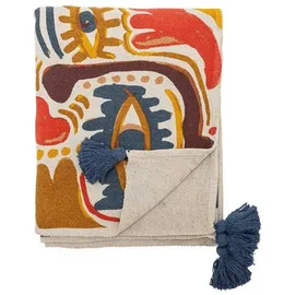 Bloomingville Horus Bettüberwurf 130 x 160 cm Orange