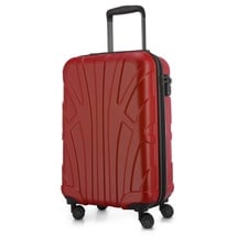 suitline Hartschalenkoffer Trolley 4-Rollen Cabin 55 cm / 34 l rot