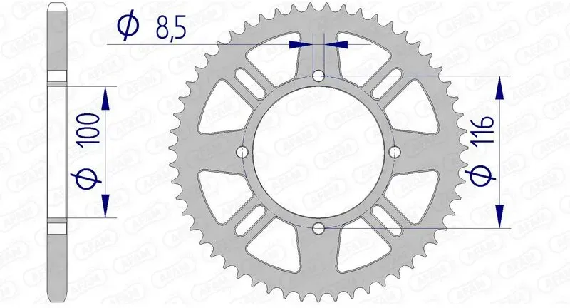 AFAM Krone aus Aluminium 17104420