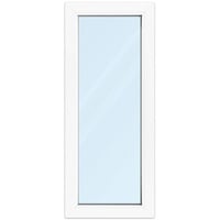 Fenster 50x120 cm, Kunststoff Profil aluplast IDEAL® 4000, Weiß, 500x1200 mm, einteilig festverglast, 2-fach Verglasung, individuell konfigurieren