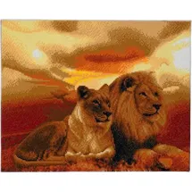Craft Buddy Ltd. Lions of the Savannah Diamond Painting 40x50cm