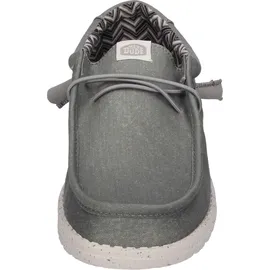 HEYDUDE Wally Canvas Herren Light Grey 41