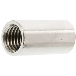 Distanzbuchsen rund M16x 50 Edelstahl A4 (Langmutter)