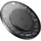 Baseus Induktionsladegerät Wireless Charger 15W – USB-C zu USB-C Kabel 1m Schwarz