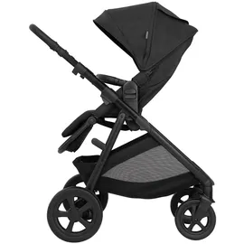 Graco Near2MeTM DLX 3in1 Kinderwagen-Set, inkl. Babywanne (0-9 kg) und Babyschale (40-75 cm), bis 22 kg, rückwärts, vorwärts, kompakt gefaltet, inkl. Adapter und Regenverdeck, schwarz,