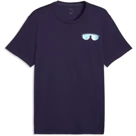 Puma Run Nitro Graphic Tee Herren Lila XL
