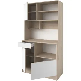 Parisot Küchenbuffet Socool 11" Weiß / Jackson-Eiche