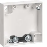 Berker Aufbau-Gehäuse flach AP, Integro Flow/Pure, polarweiß glänzend