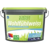 SCHÖNER WOHNEN-Farbe Mix Wandfarbe Wohlfühlweiß zum Mischen lassen  (Basismischfarbe 4, Matt, 10 l, Konservierungsmittelfrei)