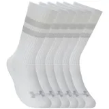Under Armour Essential Crew Socken 100 - white/white/halo gray, L (42-47.5)