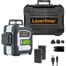 LASERLINER CompactPlane-Laser 3G Pro Dreidimensionaler Laser selbstnivellierend