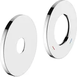 Keuco Wandrosette Übergröße für Einhebel-Waschtischmischer (2-Loch) UP, rund, verchromt, 51516010091