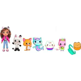 Spin Master Gabby's Dollhouse DER FILM - Cat-venture Crew Figuren-Set, 11-teiliges Spielset mit Gabby, Katzenfreunden - Zubehörteilen, für Kinder ab 3 Jahren