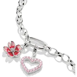 Thomas Sabo Charm Pink Heart Silber 794043C00