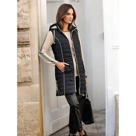 Inspirationen WITT WEIDEN Longweste in schwarz | Gr.: 38