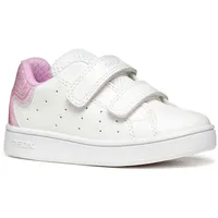 GEOX Jungen Mädchen B ECLYPER Girl A Sneaker, White/Pink,