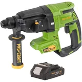 PROCRAFT PHA40bb Akku Bohrhammer 20 V 2,6 J SDS plus 2,0 Ah