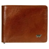 Braun Büffel Herren RFID Geldbörse aus echtem Leder Country - Portemonnaie mit GEldklammer - 8 Kartenfächer - Braun