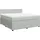 vidaXL Boxspringbett 180 x 200 cm Hellgrau