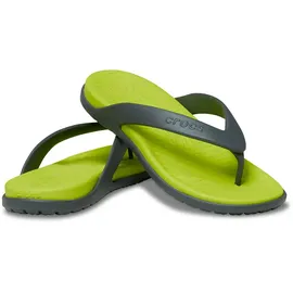 Crocs Coast Flip-Flop Schiefergrau/Zitrus 39