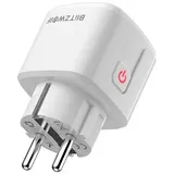 BlitzWolf BW-SHP15, ZigBee, 3680W Intelligente Steckdose App- oder Sprachsteuerung Weiß