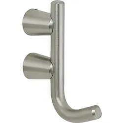 Mantelhaken Copan Breite 20 mm, Höhe 86 mm, Edelstahl gebürstet