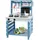 Costway Spielküche, Kinderküche Holz mit Wasserhahn & Dach Outdoor Garten