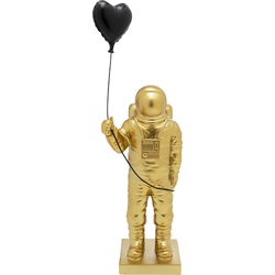 Deko-Figur Balloon Astronaut 40,5 cm Kunststoff Gold