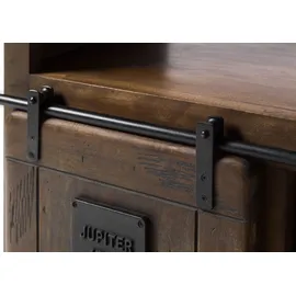 Massivmoebel24 Regal Mango 100 x 45 x 175 cm Braun