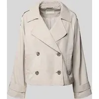 Tom Tailor Regular Fit Trenchcoat mit Schulterriegeln, Beige, M